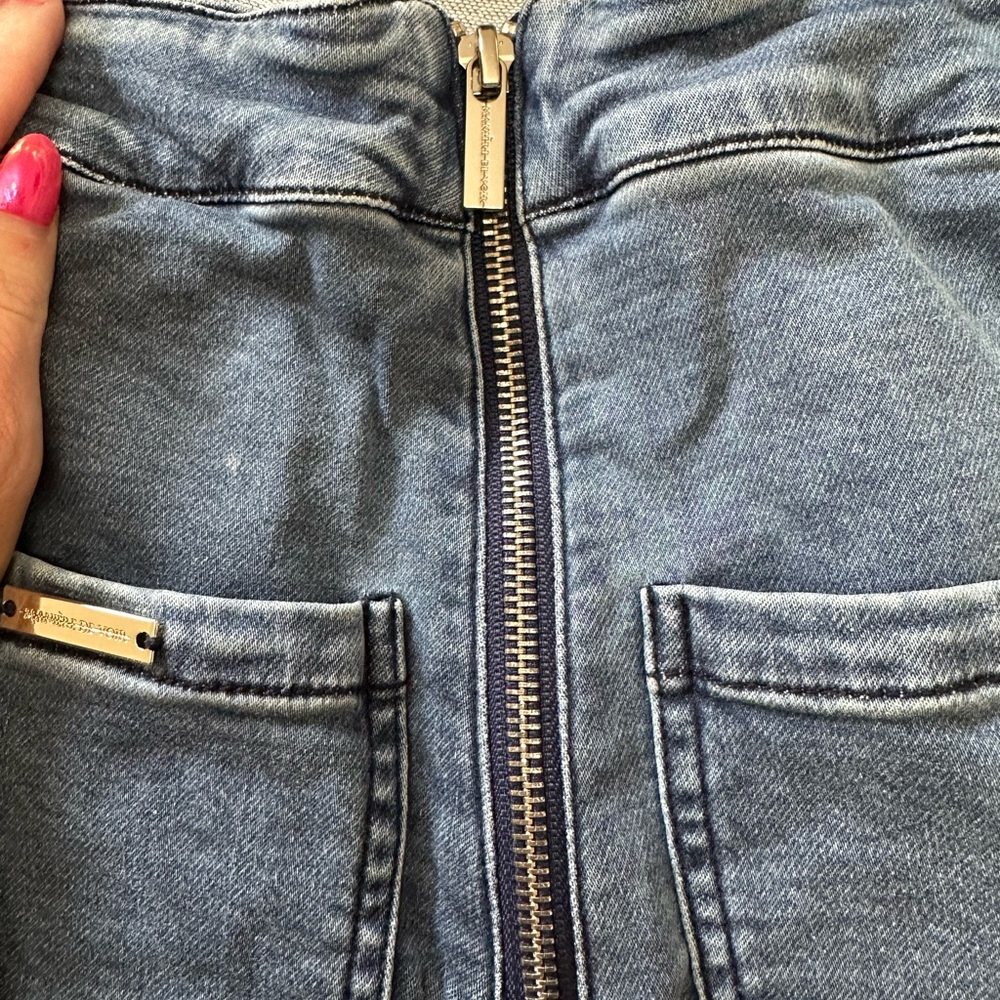 Maniere De Voir Denim Unitard US Size 0 - Picture 6 of 8